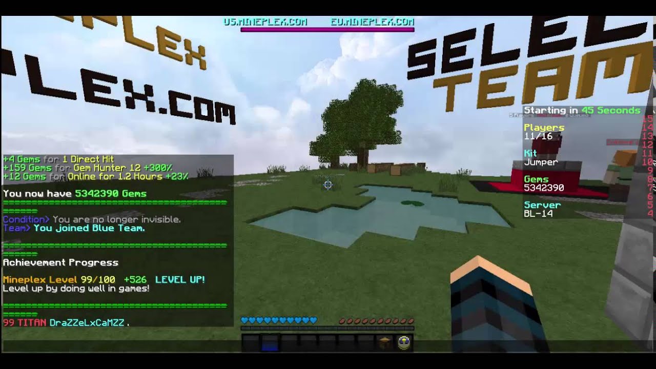 Mineplex - Getting Level 100!!!