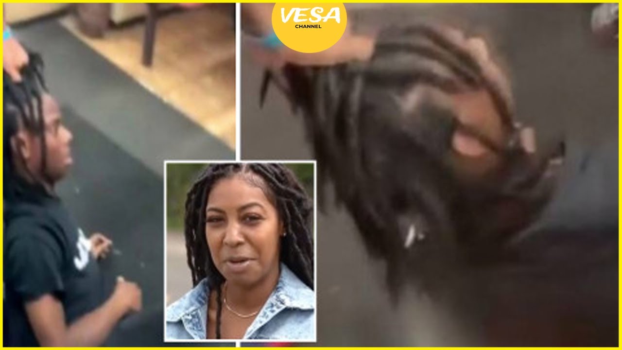 Woman makes citizens arrest she drags here car thief out of barbershop by the hair