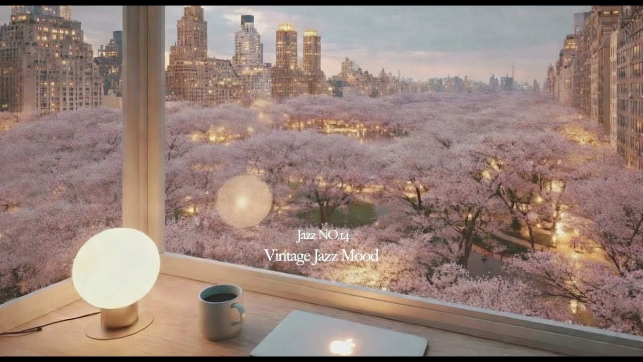봄날의 저녁, 좋은 일이 생길것 같아  | Lounge Jazz for Study, Work & Cleaning | Relaxing Spring Evening