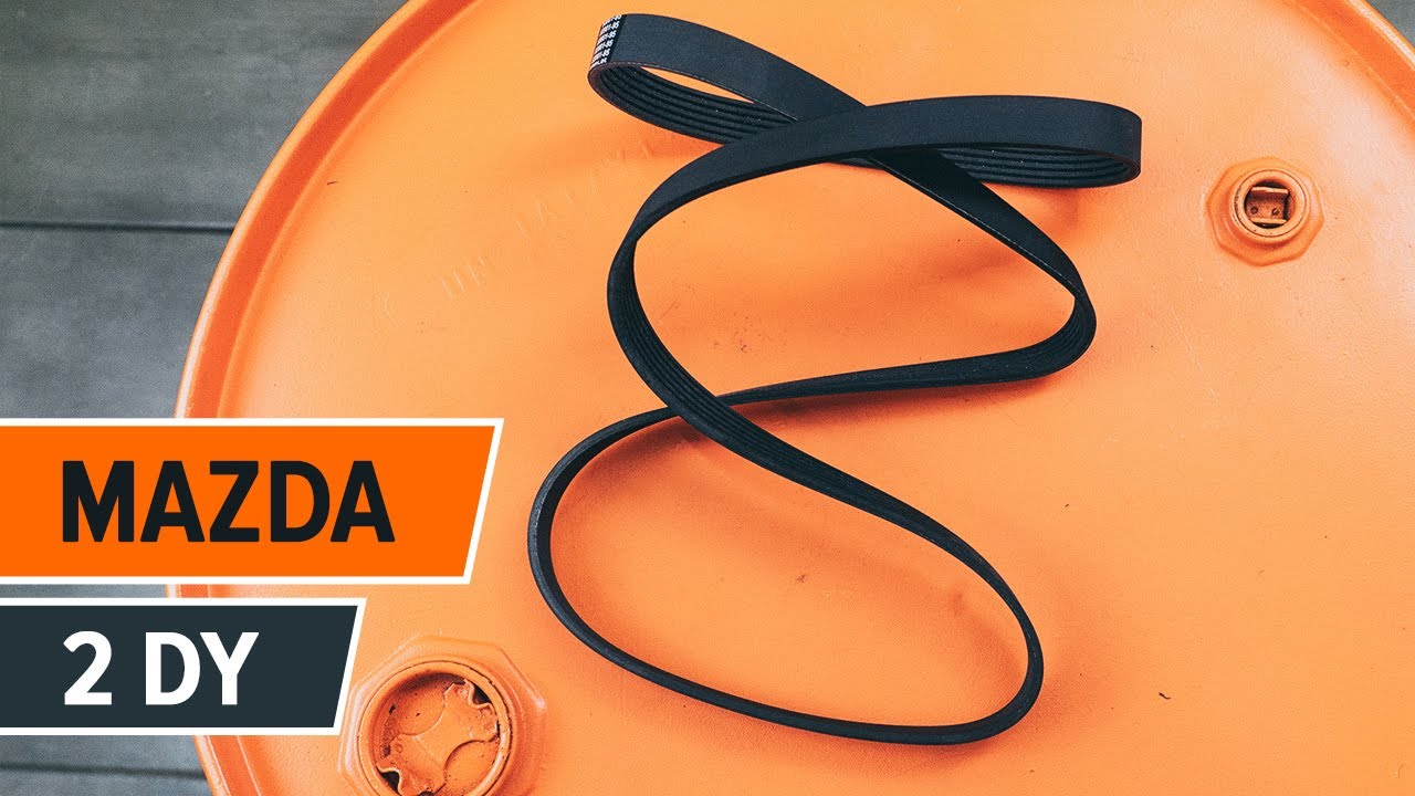 Wie MAZDA 2 DY Keilrippenriemen wechseln TUTORIAL | AUTODOC
