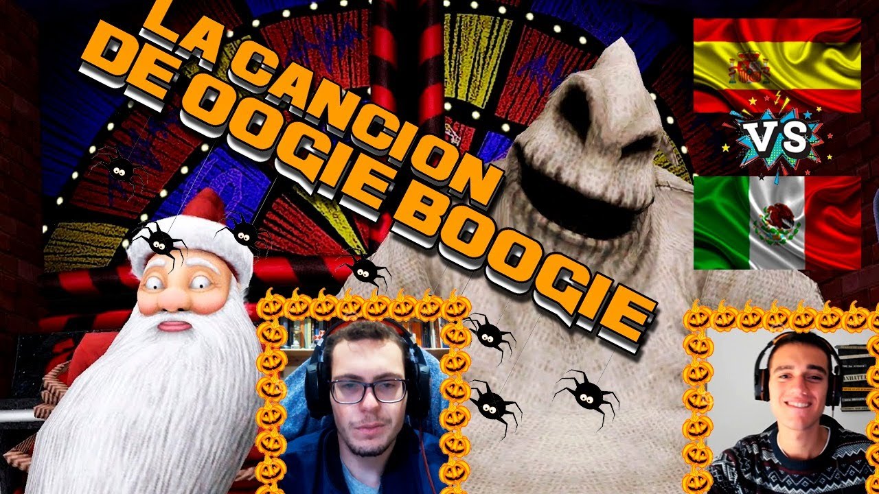LATINO Y ESPAÑOL REACCIONAN A LA CANCION DE OOGIE BOOGIE|EL EXTRAÑO MUNDO DE JACK|LATINO VS ESPAÑOL|