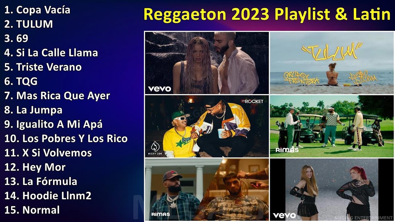 Reggaeton 2023 Playlist & Latin Music 2023 ~ Las Mejores Canciones