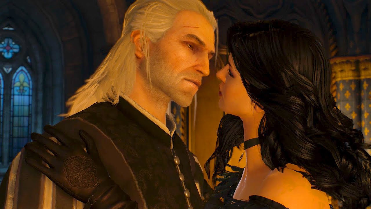 Yennefer Kisses Geralt: You Slept with Triss? Meh, Big Deal... (Witcher 3)