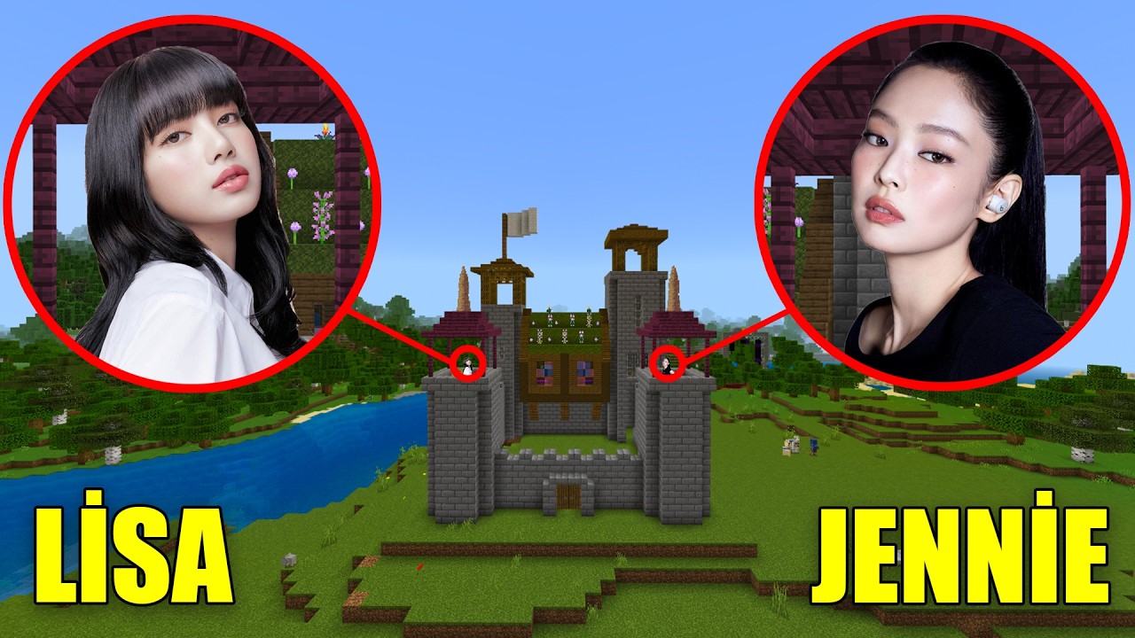 LİSA VS JENNİE - Minecraft