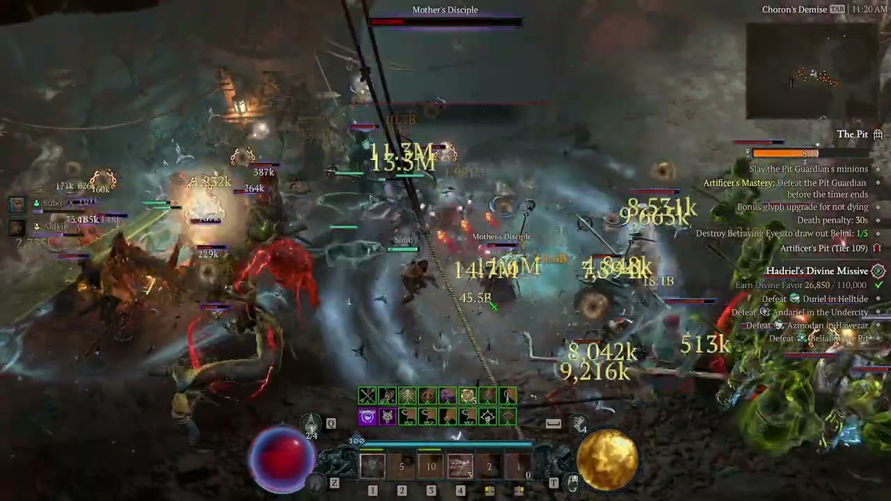 Diablo IV Season 11 - Pit Clear 109 Rogue Heartseeker (No shotgun build)