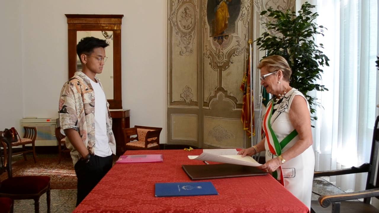 Kelsey A. Avecilla's Oath Taking - Italian Citizen  (31 August 2016)