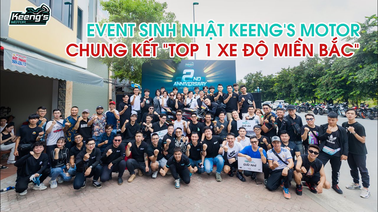 HIGHLIGHT EVENT SINH NHẬT 2 TUỔI CỦA KEENG'S MOTOR - CHUNG KẾT TOP 1 XE ĐỘ MIỀN BẮC