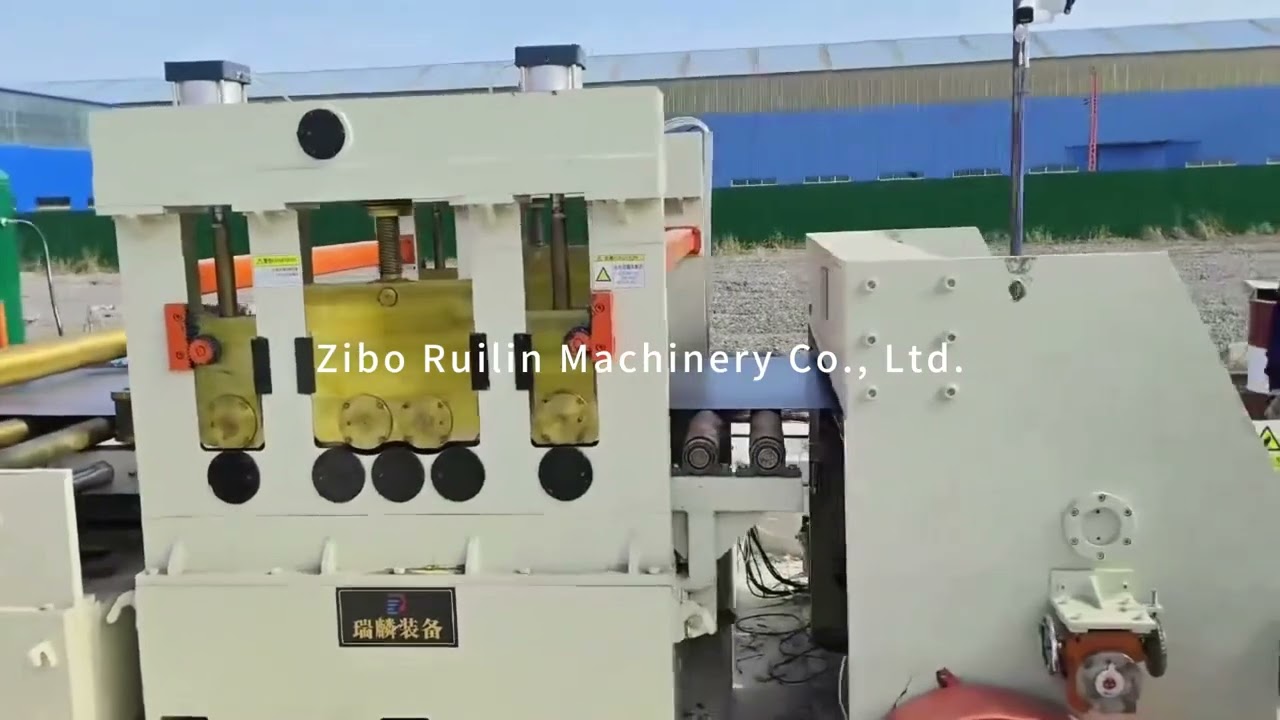 6-2000 servo cut to length line installed and under test…