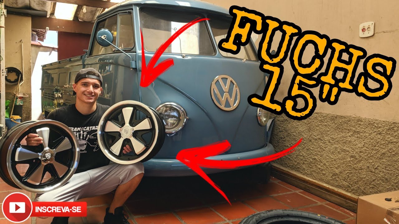 COMPRAMOS RODAS DE PORSCHE PARA A KOMBI CORUJINHA! - Lucas Cardoso