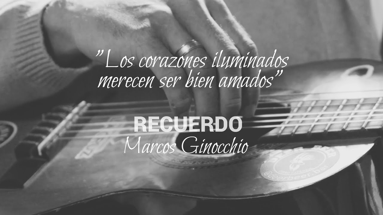 MARCOS GINOCCHIO CANTANDO 