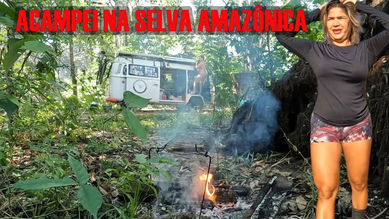 ABANDONAMOS A ESTRADA E EMBRENHAMOS NA FLORESTA AMAZÔNICA E DESANDOU A CHOVER