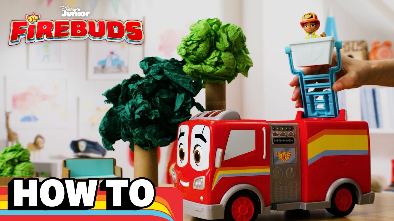 Disney Junior Firebuds | NEW Bo & Flash Rescue Firetruck 🚨 | How To Play
