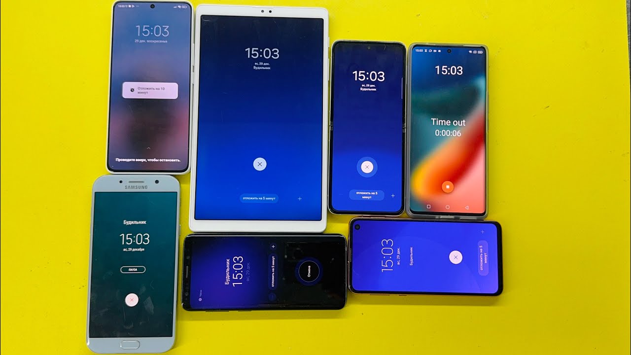 Alarm Clock + Timer | Samsung Tab A7 Lite,Samsung Z Flip3,A7,S10e,S9,Poco X6,Blackview A200 Pro