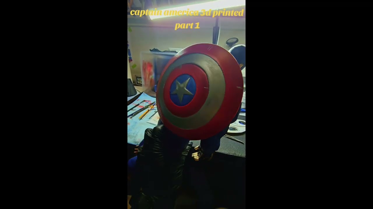 Captain America 3d printed 