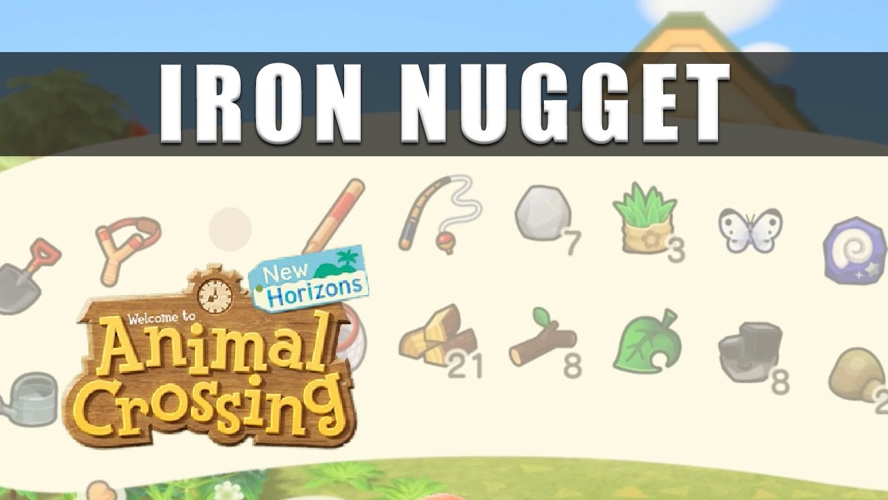 Animal Crossing New Horizons как получить железный слиток