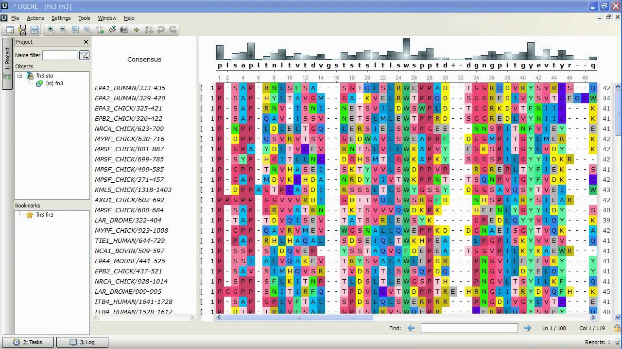 Unipro UGENE podcast #23: Searching for homologs of protein sequence with HMMMER3