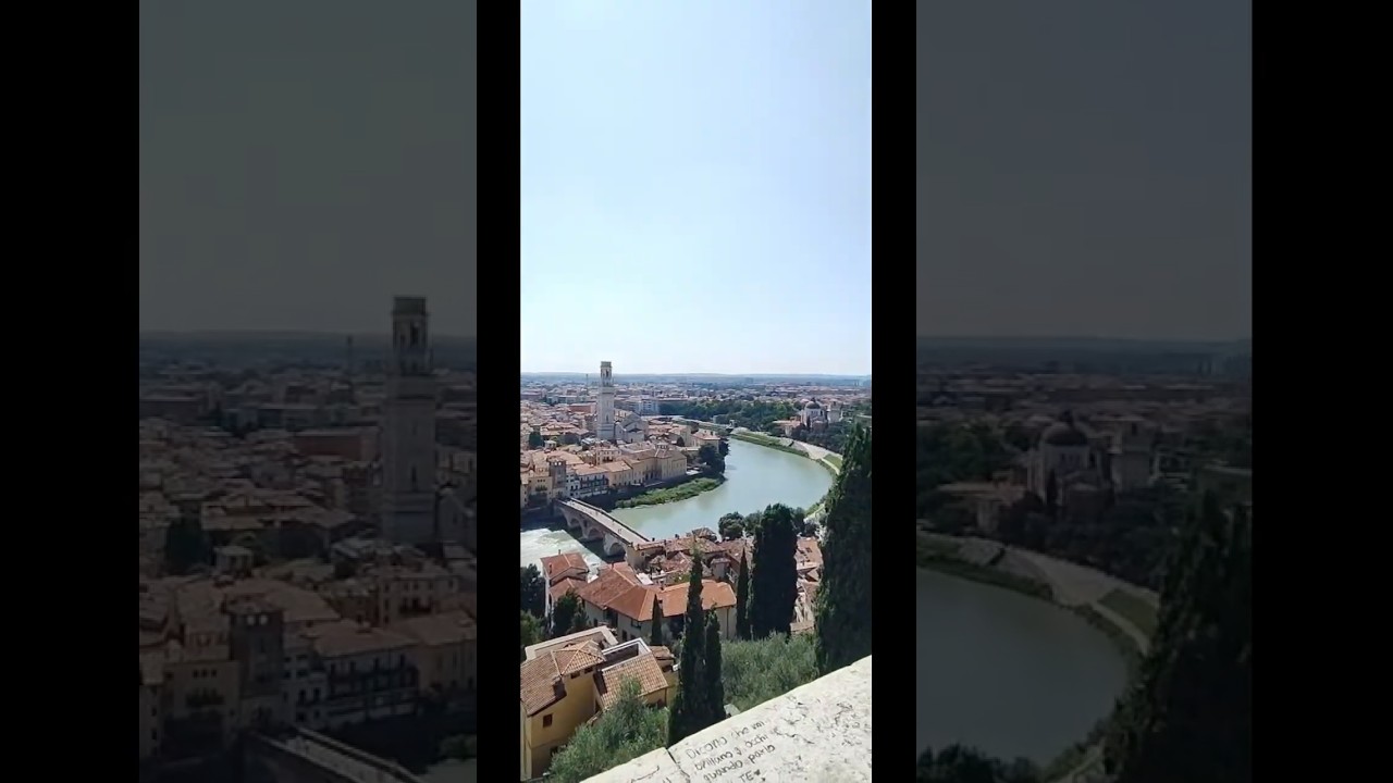 Verona vista do Castelo San Pietro