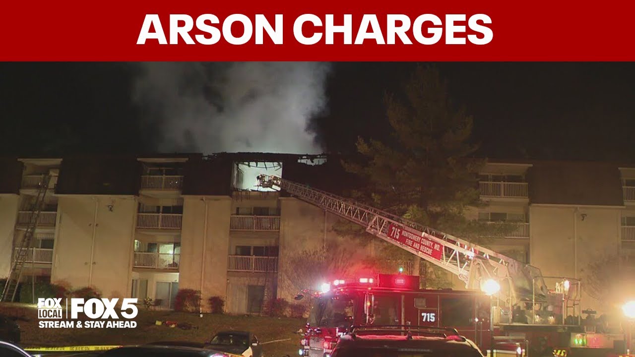 Arson charges after fire damages apartment building in Laurel