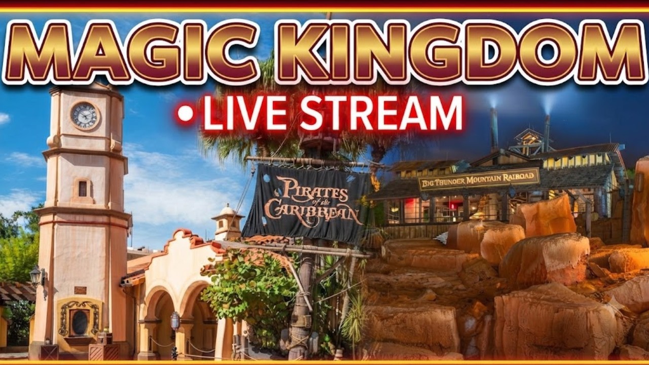 🔴 LIVE: Magic Kingdom Early Morning Walk in the Park Live Stream!!