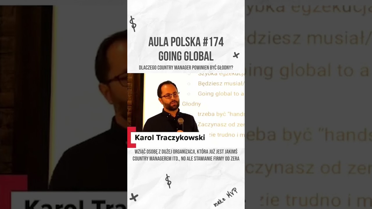 Dlaczego Country Manager powinien być głodny? ft. Karol Traczykowski, Docplanner