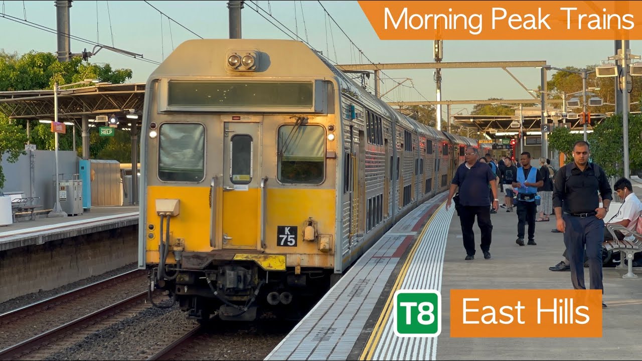 Transport for Sydney Vlog 608: East Hills Part 2 - Morning Peak Trains