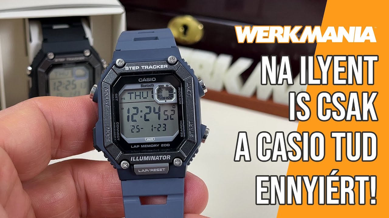 Na ilyent is csak a Casio tud ennyiért! WS-B1000 részletes bemutató