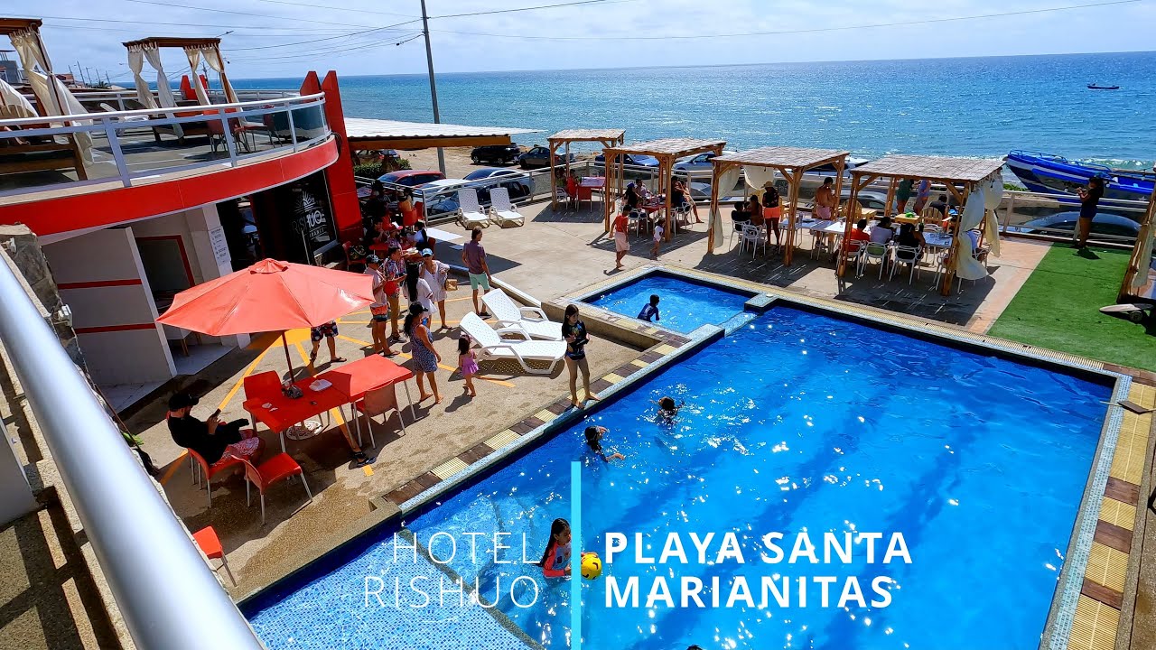 Hotel Rishuo, Playa Santa Marianitas, Manta Manabí, 4K 60fps HDR GoPro 10.