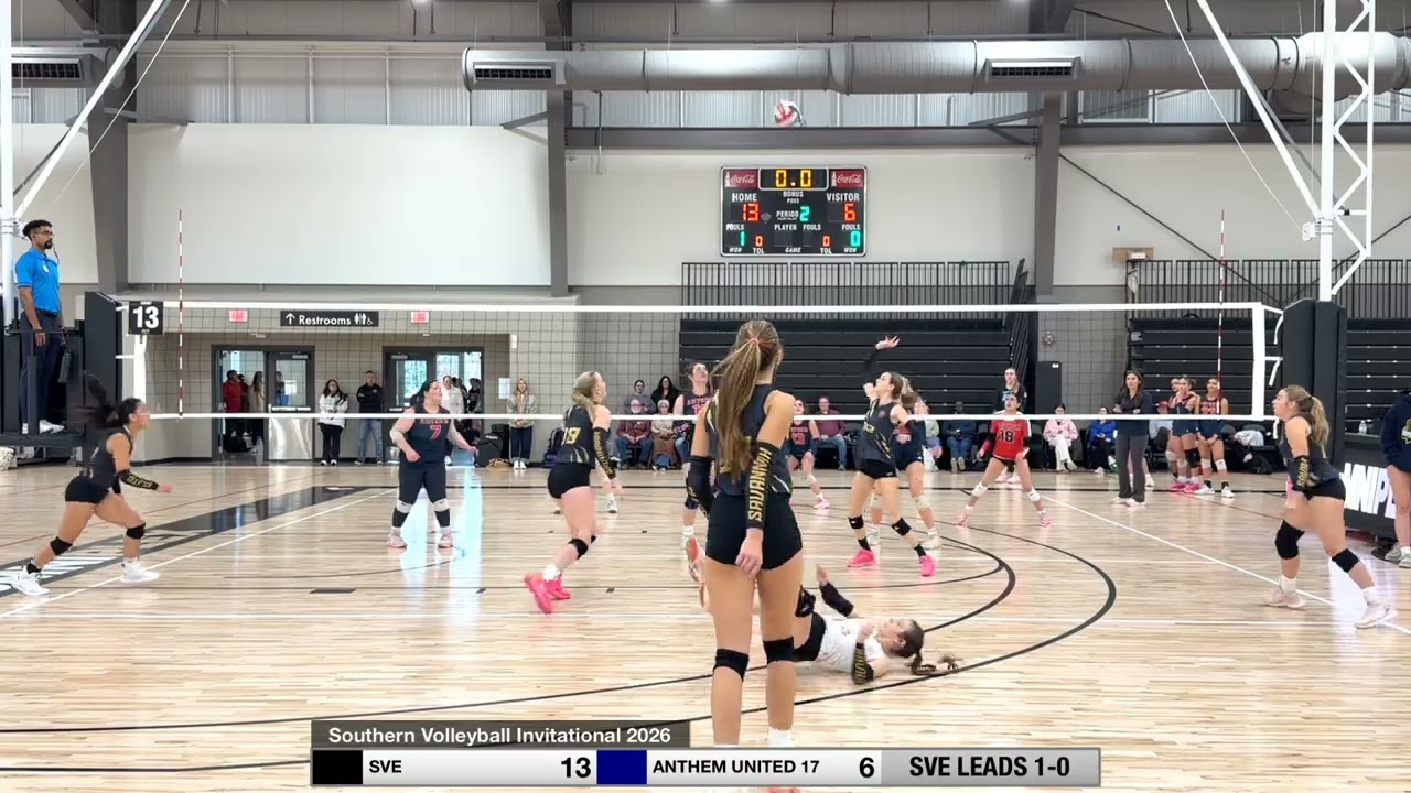Southern Volleyball Invitational 2026- SVE vs ANTHEM UNITED 17- Set 2