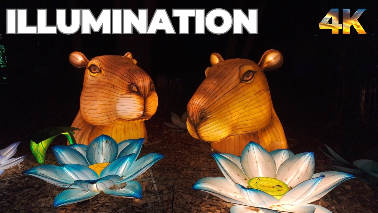 Illumination Lights  I  Wild America 4k  I Wrocław