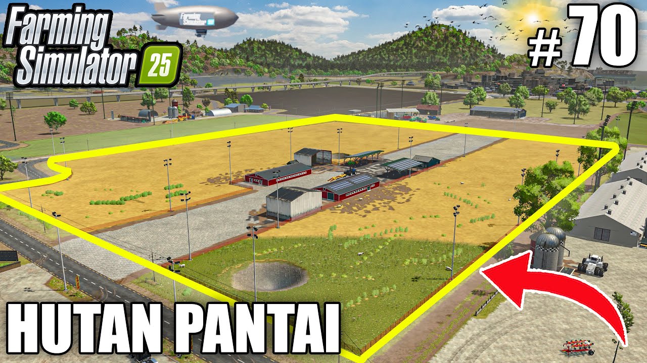 Building a NEW 3000 SHEEP Farm | Farming Simulator 25 - HUTAN PANTAI | Ep 70