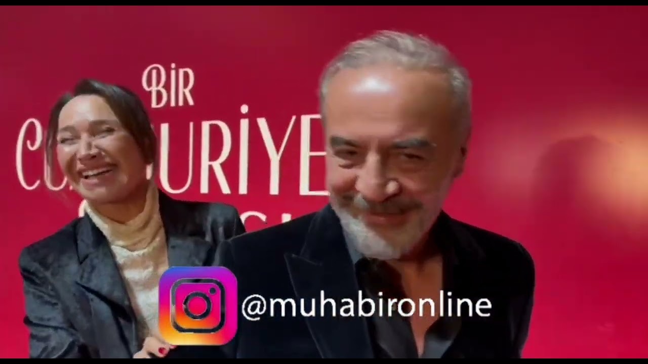 Bir Cumhuriyet Şarkısı filminin galasına ünlü oyuncular akın etti