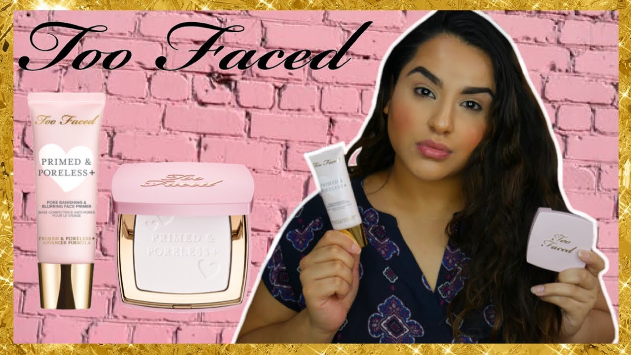 NEW PRIMED AND PORELESS + FACE PRIMER & PRESSED POWDER | REVIEW & WEAR TEST