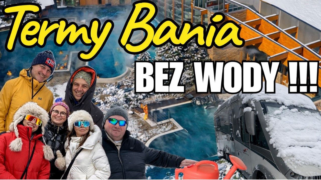 Mróz rozwalił kampera!🚐Brak wody-Termy Bania ZA DARMO😱z Radio Z ❄️