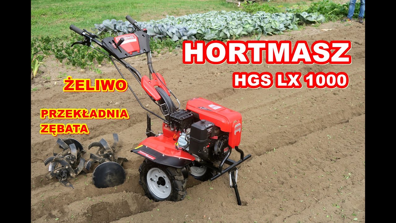 Glebogryzarka Hortmasz HGS LX 1000  HS212 - Test - Mikrociągnik, Dzik