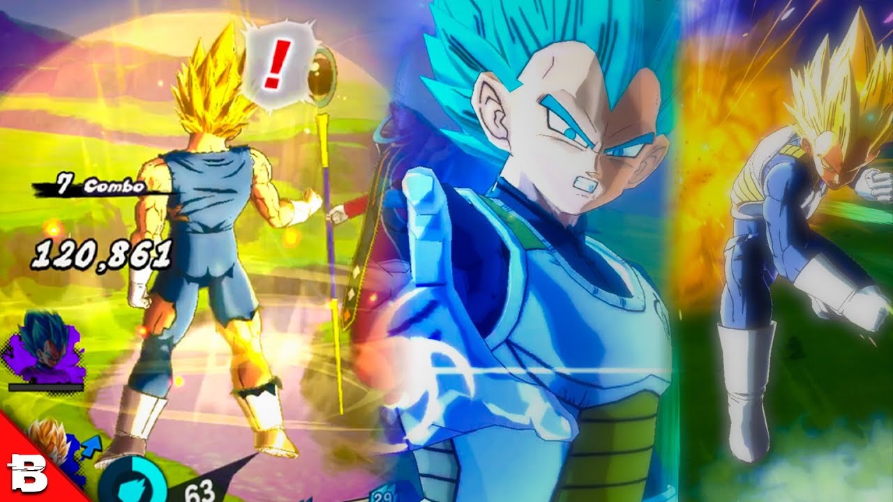 Vegeta All Forms SSJ,SSB,Majin - Dragon Ball Legends (VEGETA FAMILY TEAM)