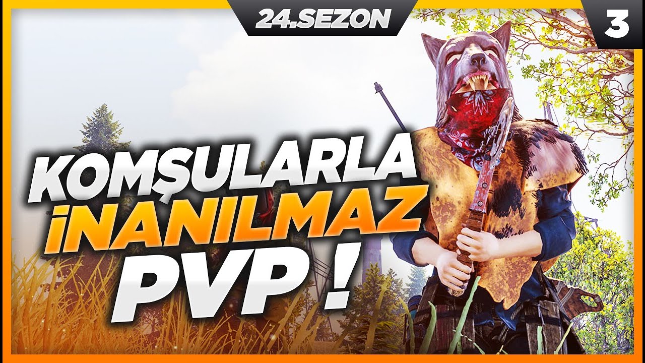 KOMŞULARLA İNANILMAZ PVP NELER KATLADIK ! (RUST TÜRKÇE)