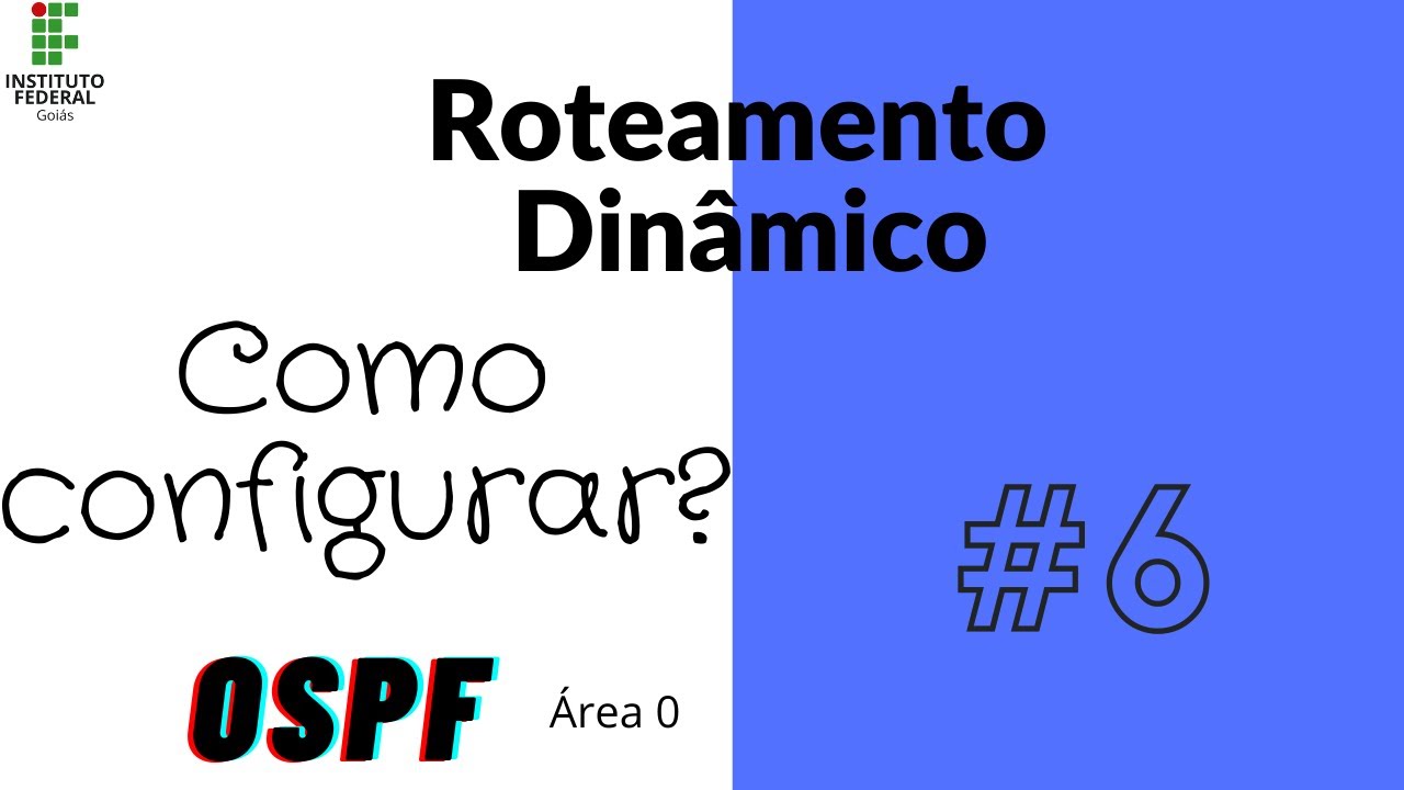 🔴 Como configurar OSPF (&aacute;rea &uacute;nica)