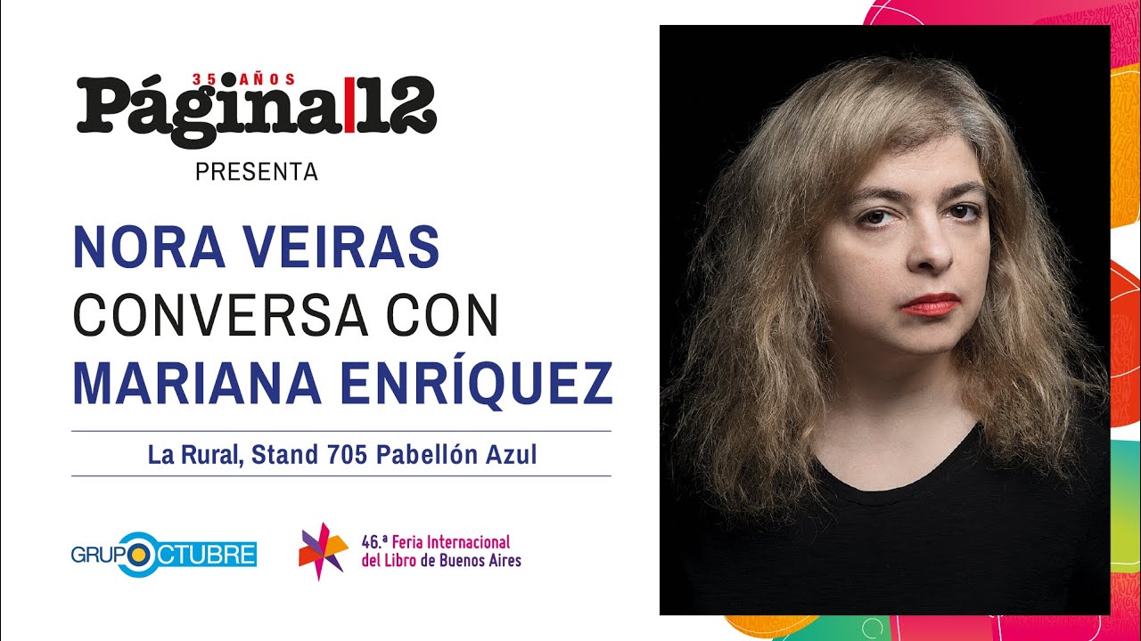 Nora Veiras conversó con Mariana Enríquez en la feria del libro
