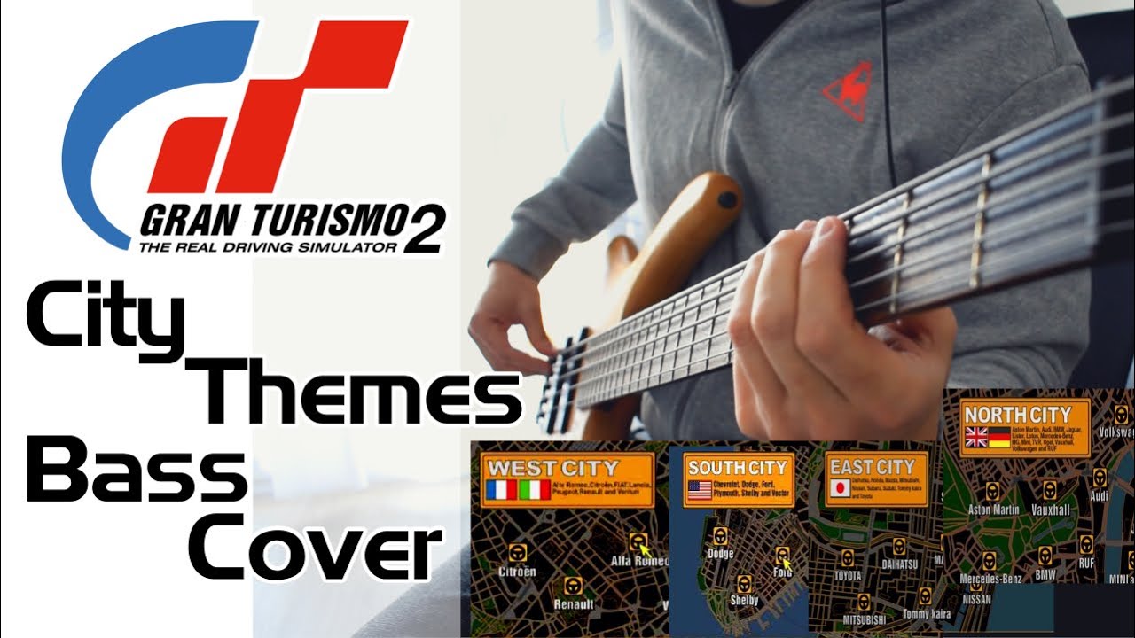 Gran Turismo 2 - All City Themes - Bass Cover
