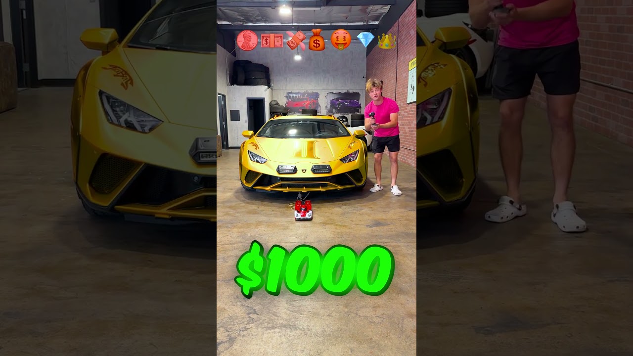 Радиоуправляемая машина за $10,000 против Ламборгини!
