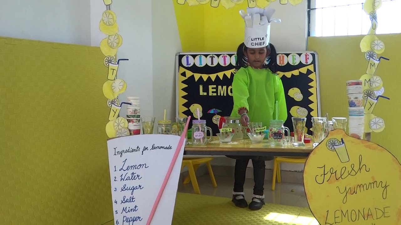 Little Chef: Fresh Tasty & Healthy lemonade preparation - Grade1 Kid