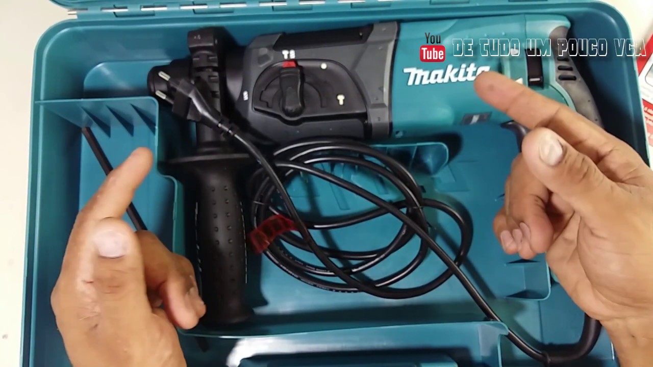 MARTELETE PERFURADOR E ROMPEDOR MAKITA HR2470 TOP E BRUTA