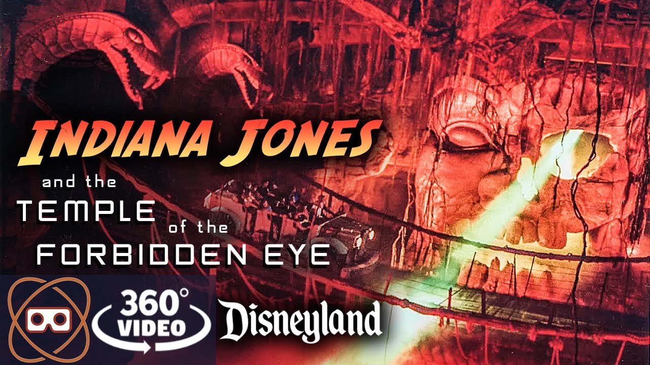 [5K 360] Classic Indiana Jones Dark Ride - Disneyland 360° POV