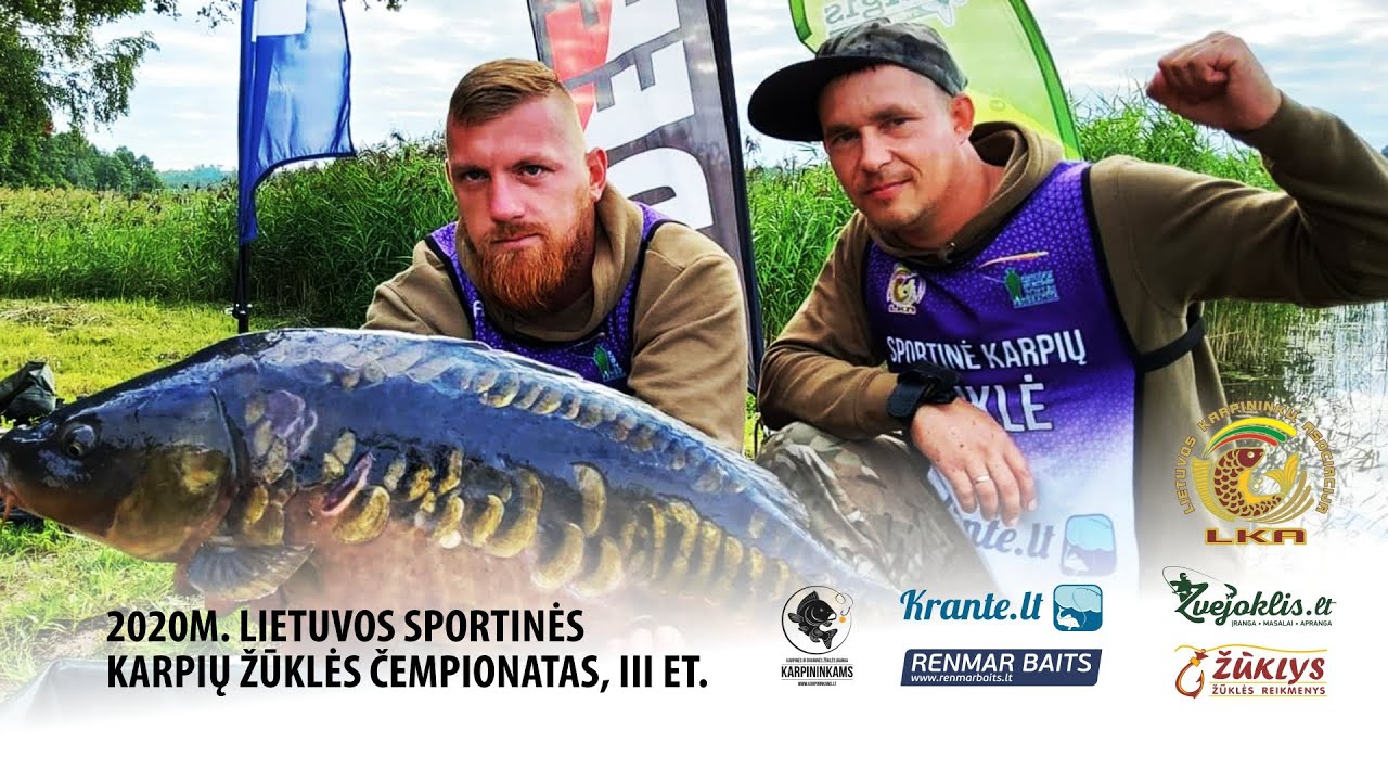 2020m. Lietuvos sportinės karpių žūklės čempionatas. IIIet., finalas.