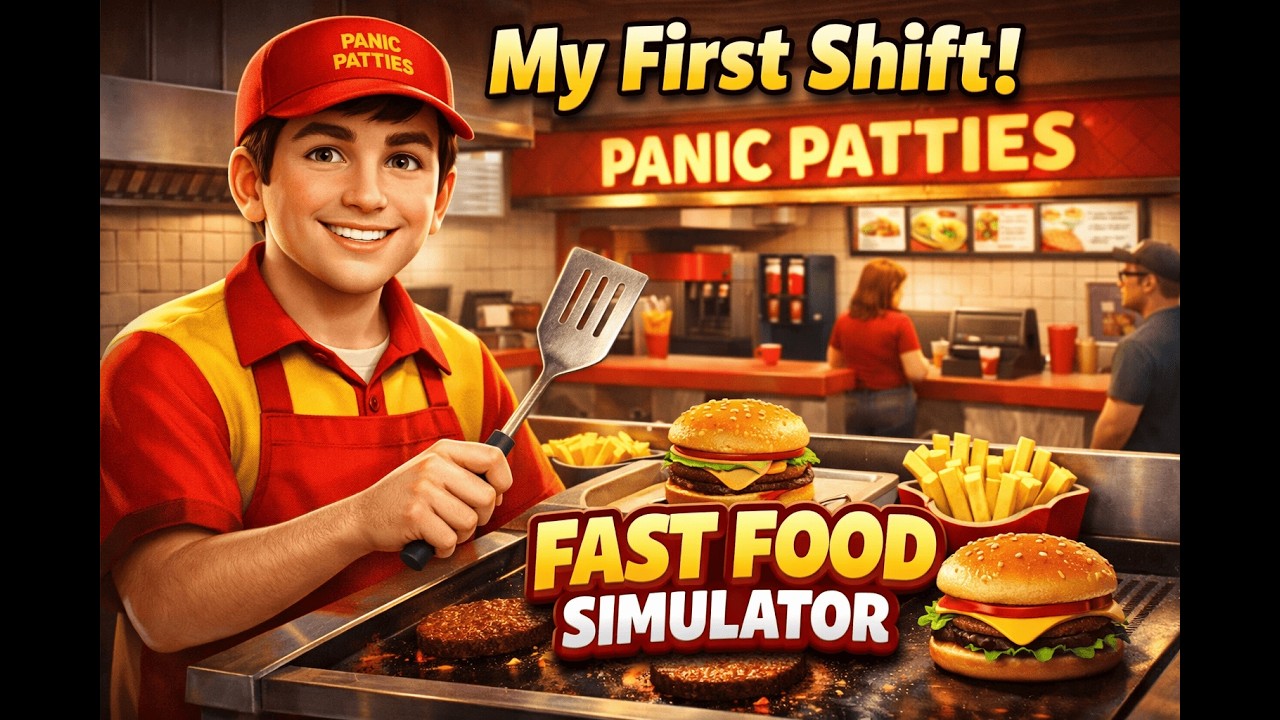 My First Shift in Fast Food Simulator 🍔🍟| Levels 1–4