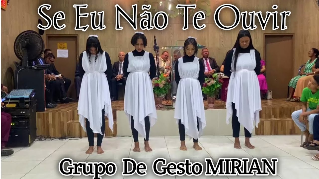 Coreografia De Gesto SE EU NÃO TE OUVIR (Sarah Farias)