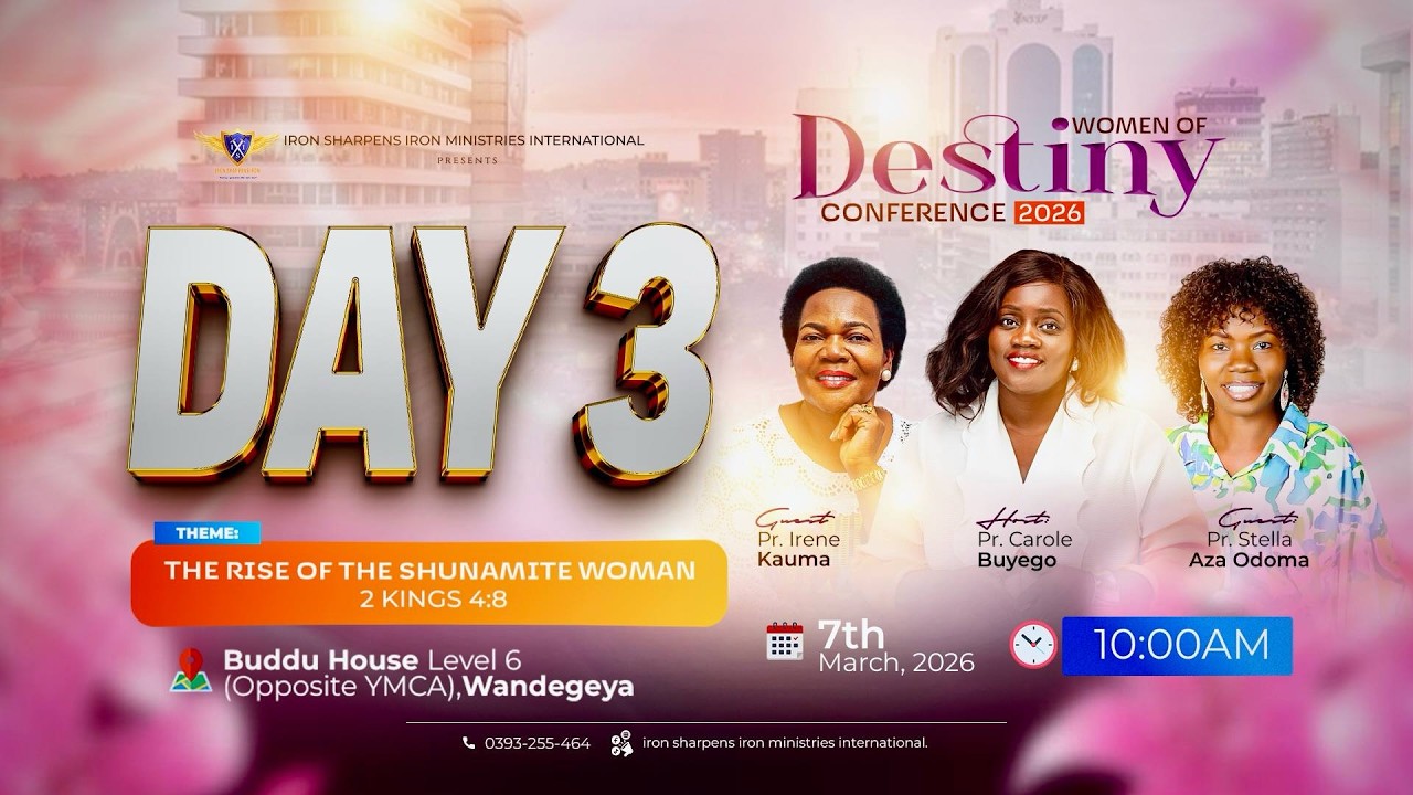 WOMEN OF DESTINY CONFERENCE 2026  || DAY 3 || PART 2