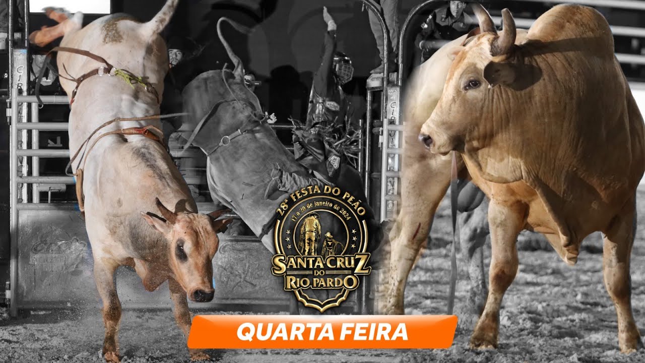 Rodeio de SANTA CRUZ DO RIO PARDO 2024 (QUARTA / MELHORES MOMENTOS)