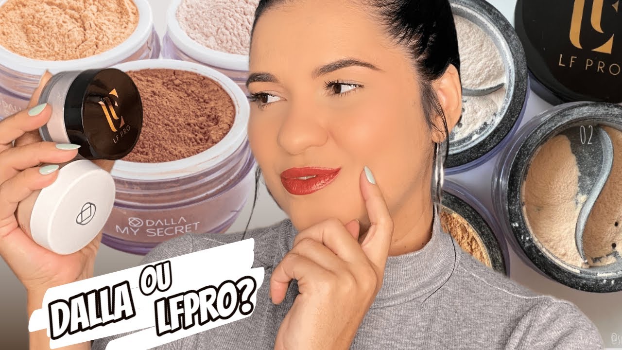 QUAL MELHOR PÓ SOLTO? - DALLAMAKEUP OU LFPRO?