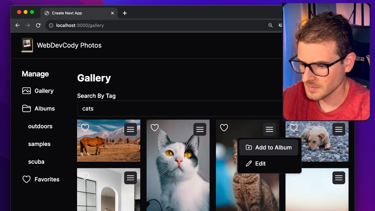 Photo Album Next.js Tutorial (with Server Actions, Cloudinary, Shadcn)